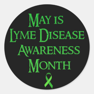 Mai est Lyme Maladie Sensibilisation Mois Stickers
