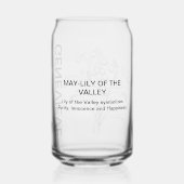 Mai Fleur de naissance Lily de la vallée avec le n (Verso)