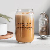 Mai Fleur de naissance Lily de la vallée avec le n