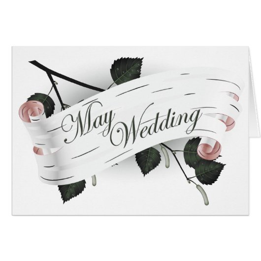 Mai Mariage : feuilles de la saison : (Devant horizontal)