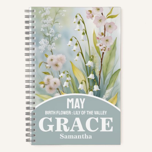 Mai Mois de naissance Fleur Christian Journal (Recto)