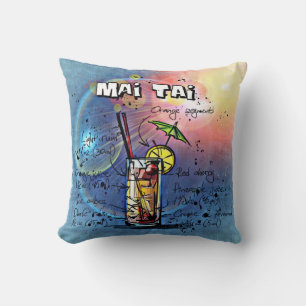 Mai Tai Cocktail (#4 van de Reeksen van de Ontvang Kussen