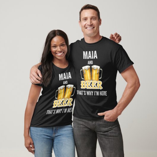 Maia en Beer daarom ben ik hier T-shirt (Unisex)
