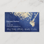 Maid Cleaning House Mousserend Visitekaartje (Achterkant)