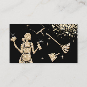 Maid Cleaning House Professional Cleaning Services Visitekaartje