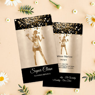 Maid Cleaning House Professional Cleaning Services Visitekaartje