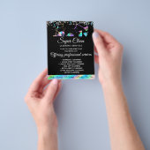 Maid Cleaning House Sparking Holographic Flyer (Hand)
