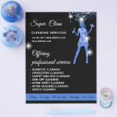 Maid Cleaning House Sparking Roos Gold Flyer (Enkel)