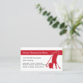 Maid Housekeeper Carte de visite moderne (Debout devant)