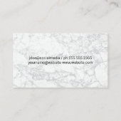 Maid Icon | Marmer Visitekaartje (Achterkant)