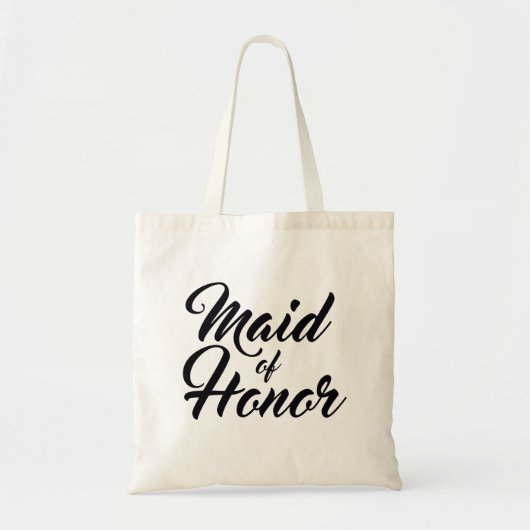 Maid of eren bruiloft canvas tas (Voorkant)