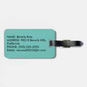 Maid of Honor Bagagelabel (Achterkant horizontaal)