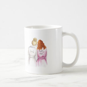 Maid of Honor? Blonde Bun Bride Red Curls Koffiemok