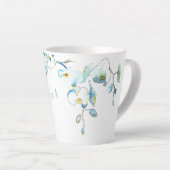 Maid of Honor Blue Watercolor Orchid Mug (Angle droit)