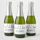 Maid Of Honor Bubbly Mini Étiquettes De Vins Étinc (Bouteilles)
