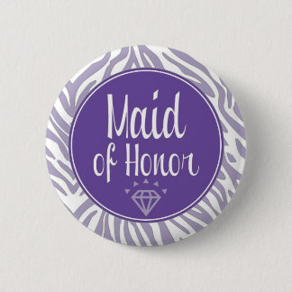 Maid of Honor Button
