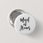 Maid of Honor Button (Voorkant /achterkant)