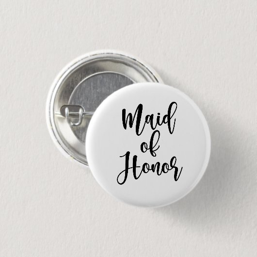 Maid of Honor Button (Voorkant /achterkant)