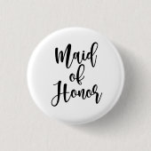 Maid of Honor Button (Voorkant)