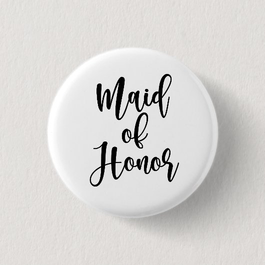 Maid of Honor Button (Voorkant)