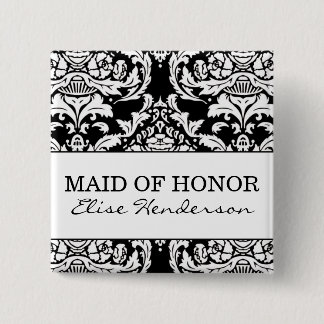 Maid of Honor Button