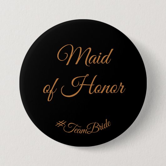Maid of Honor Button PIn (Voorkant)