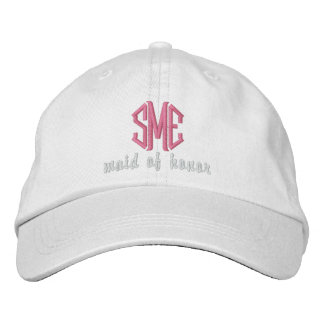 Maid of Honor Custom Wedding Monogram Baseball Pet