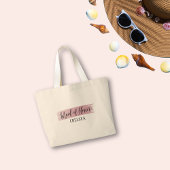 Maid of Honor Elegant Script Canvas tas