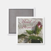 Maid of Honor Favor Magnet Magneet (Voorkant / Achterkant)