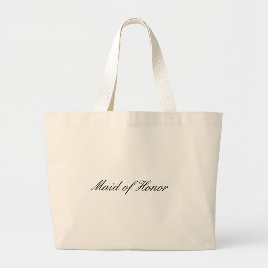 Maid of Honor Grote Tote Bag (Voorkant)