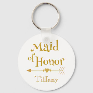 Maid of Honor Huwelijkscadeaus Sleutelhanger
