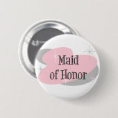 Maid of Honor-knop Ronde Button 5,7 Cm (Voorkant /achterkant)
