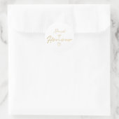 Maid of Honor - Maid or fausse feuille autocollant (Sac)