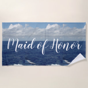 Maid of Honor Ocean Waves Beach Towel Strandlaken