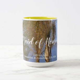 Maid of Honor Palm Trees Gepersonaliseerde Mokken