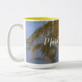 Maid of Honor Palm Trees Mariage Mugs (Gauche)