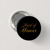 Maid of Honor Pin Button (Voorkant /achterkant)