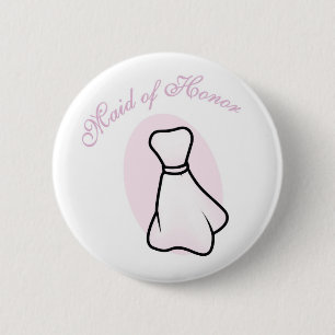 Maid of Honor Pin Ronde Button 5,7 Cm