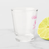 Maid of Honor Pink Custom Name Gifts Wedding Shot Glas (Links)