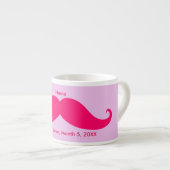 Maid of Honor Pink Mustache Espresso Mug (Devant droit)