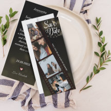 Maid of Honor Proposal Kaart met 4-foto collage