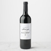Maid of Honor proposal Wine Label Wijn Etiket (Voorkant)