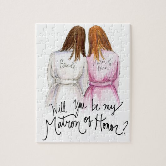 Maid of Honor? Puzzle Br Long Bride R Long Maid Legpuzzel (Verticaal)