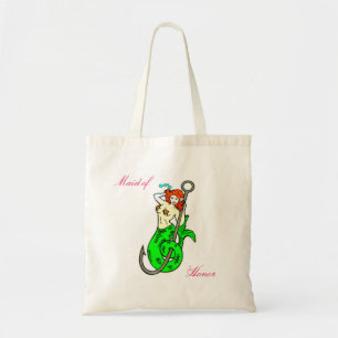 Maid of Honor redhead mermaid Tote Bag