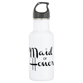 Maid of Honor Retro Script Waterfles