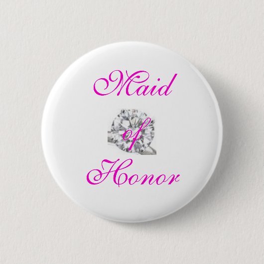 Maid of Honor Ronde Button 5,7 Cm (Voorkant)