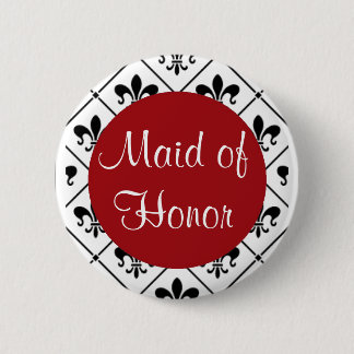 Maid of Honor Ronde Button 5,7 Cm