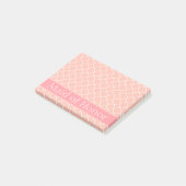 Maid of Honor Roze en Wit Post-it® Notes (Schuin)