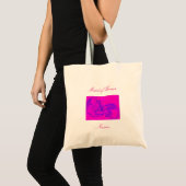 Maid of Honor roze golvende zeemeermin Tote Bag (Voorkant (product))