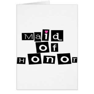 Maid of Honor (Sq Blk)